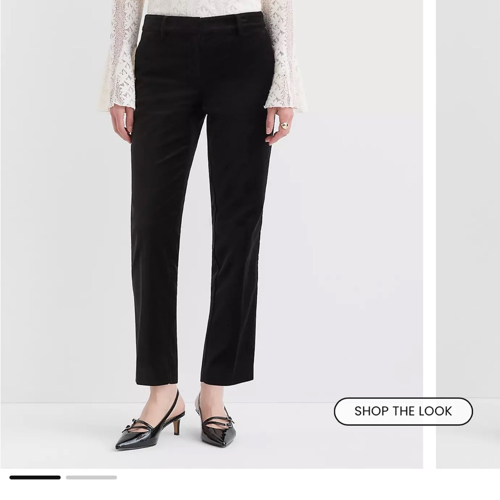 Loft Slim Black Women's Pants Petites Size  4P